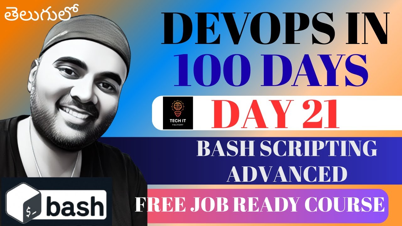 DevOps in 100 Days (Telugu) – Day 21 | Bash Scripting Advanced (Arrays ...