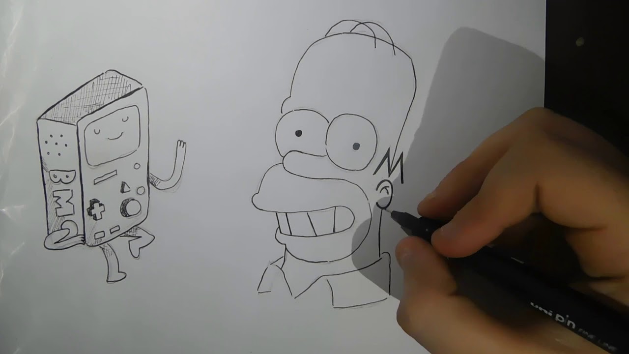 como delinear dibujos tipos de delineo con lapicera 2020 - YouTube
