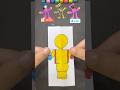 Which one is correct Poppy playtime chapter 5 huggy wuggy #shorts #quiz #viral #papercraft