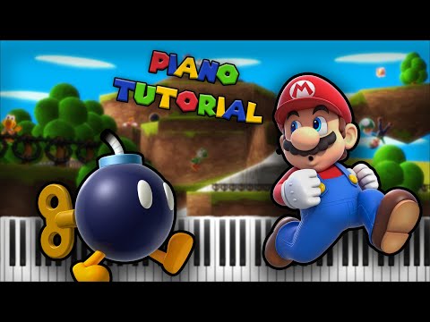 Bob-Omb Battlefield - Super Mario 64 | Piano Tutorial