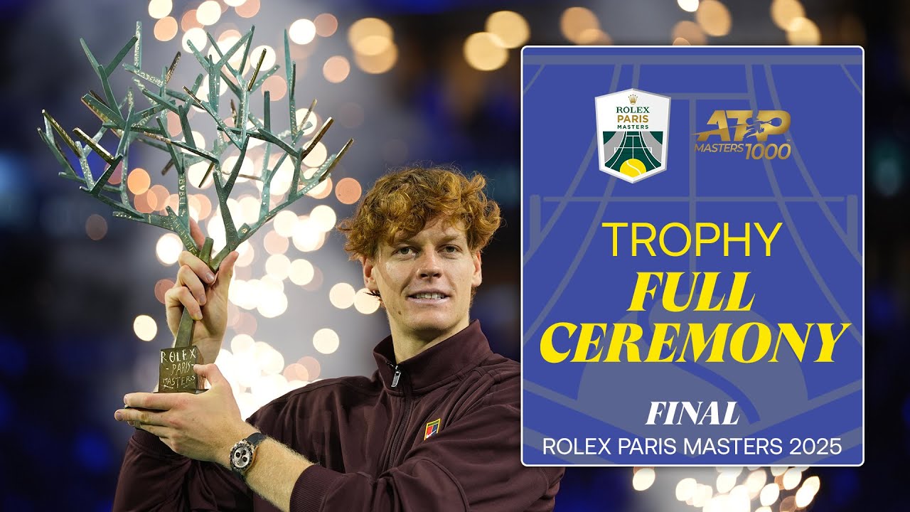 Full Trophy Ceremony | Rolex Paris Masters - YouTube