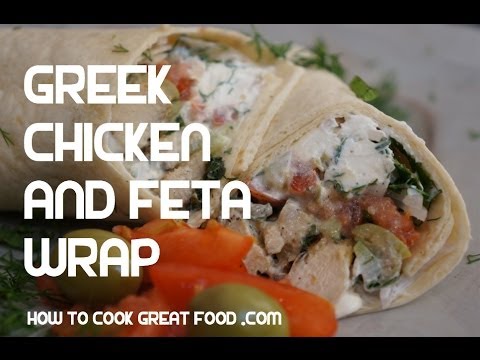 Greek Chicken & Feta Wrap Recipe - Tortilla KFC