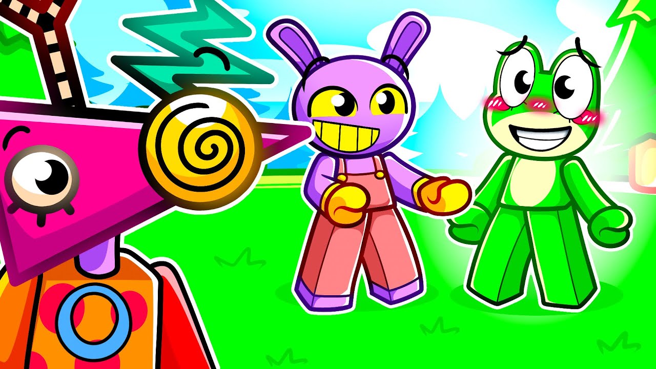 Zooble e Gangle CONHECERAM o Ribbit do Circo Digital! - YouTube