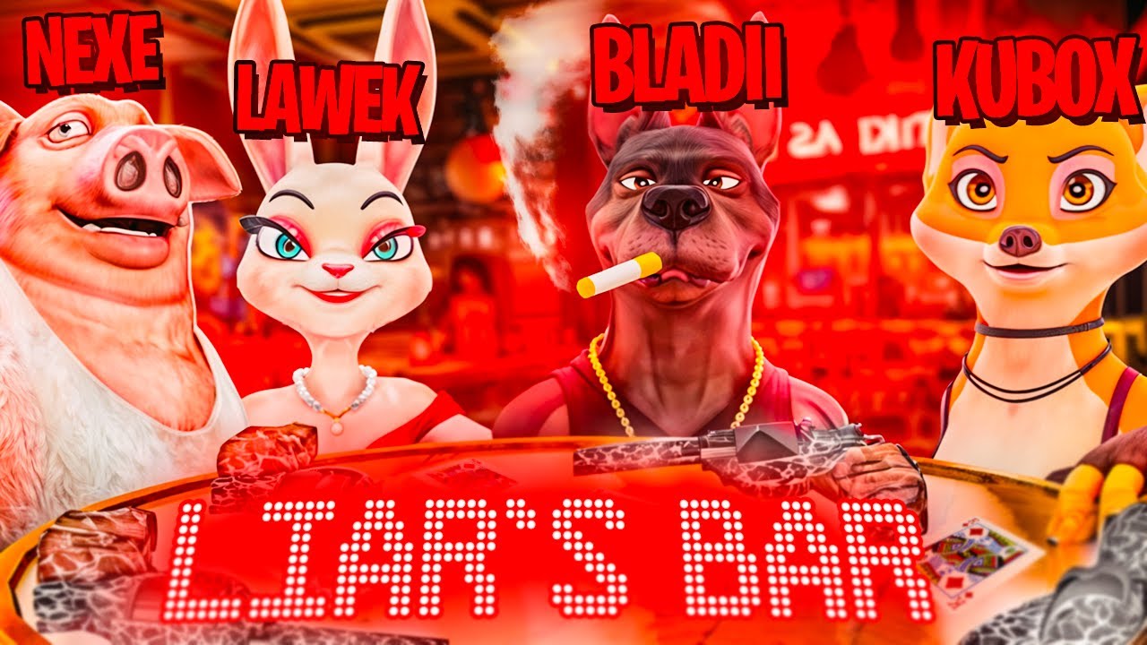 POWRÓT do ZABAWOWEGO BARU z *NOWĄ* EKIPĄ - LAWEK, KUBOX i NEXE | Liar's Bar