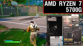 Amd Ryzen 7 5700G Fortnite - Ryzen 7 5700G Fortnite configuration - Asus Tuf Gaming B550M Plus