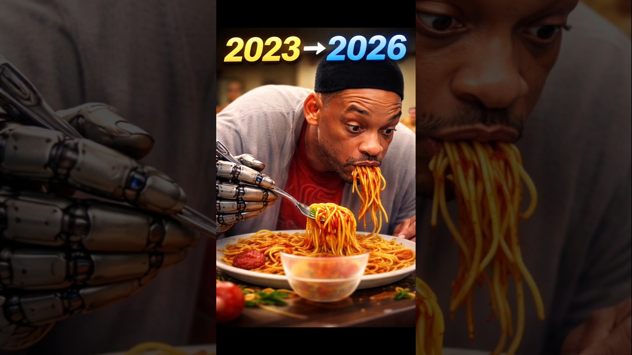 Will Smith eating spaghetti is the official benchmark of AI evolution