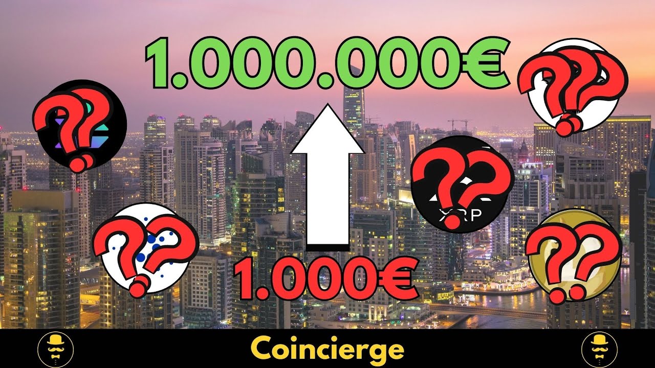 Mit diesen Kryptos MILLIONÄR werden? | Von einem 1000€ Investment zu der  Millionen | Top 5 Video