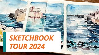 SKETCHBOOK TOUR: Watercolour Mixed Media Landscapes