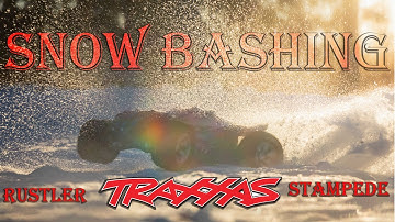 Snow Bashing - Traxxas Rustler and Stampede - GoPro 8 Photage