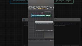 Are You Tired Of Security Messages Alert Pop up ?? #shortvideo #3dsmax #tipsandtricks