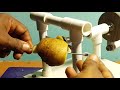 How to Make a  Potato Spiral french fry Cutting Machine