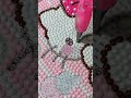 ASMR Hello Kitty Part 10 #satisfying #diamondpainting #asmr #shorts #diy #art