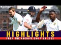 Rabada 5 Wicket Haul Pope In The Runs  Nortjes Pace  Classic Test  England v South Africa 2022