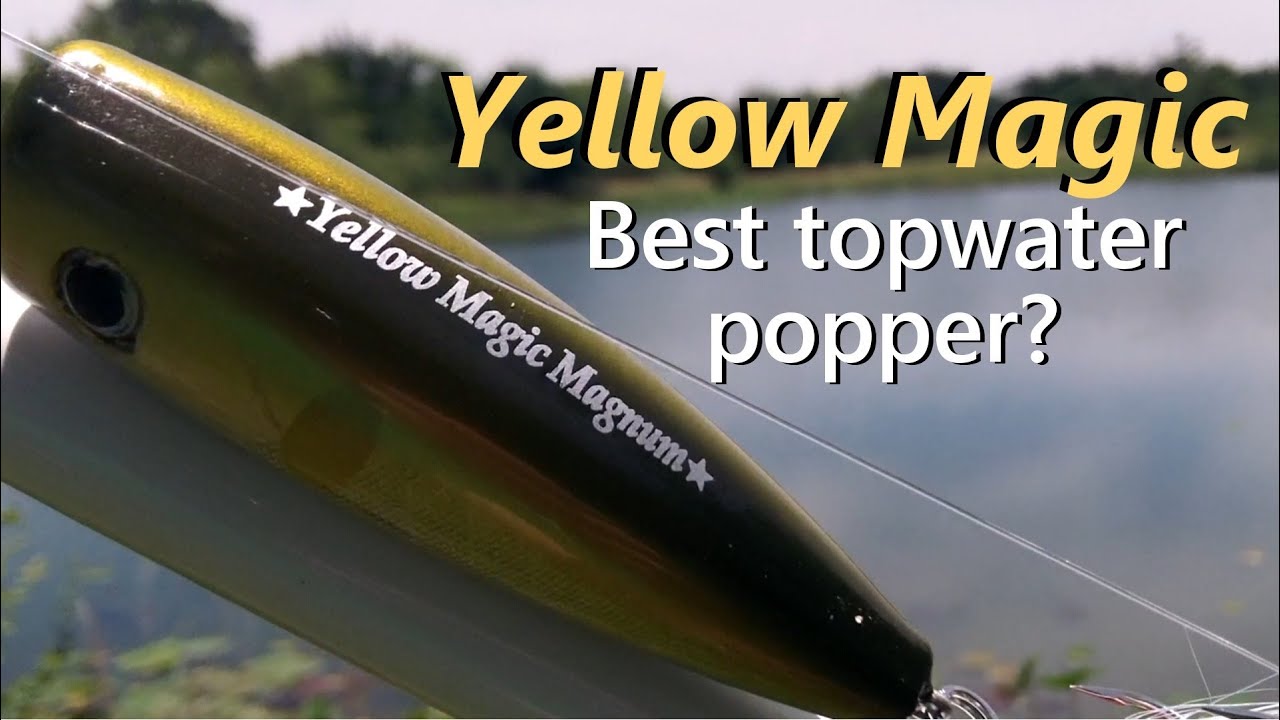 YELLOW MAGIC - Topwater Popper for Bass 