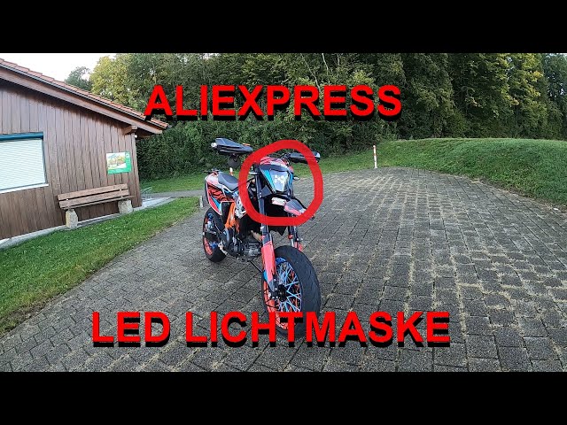 LED LICHTMASKE / ALIEXPRESS / KTM SMCR / EXC 