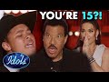 Judges cannot believe singer is 15 years old on american idol 2024