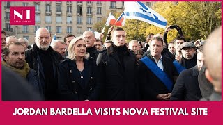 Live: Jordan Bardella Visits Nova Festival Site in Israel | RN Leader | France-Israel