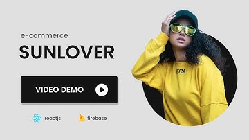 ecommerce SunLover demo | reactjs firebase