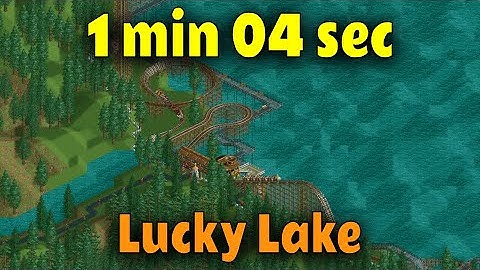 Beating Lucky Lake in 1m 04s - OpenRCT2 speedrun