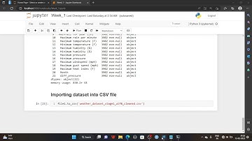Weather Reports Data Analysis - Part 1 | Python | SQL | Excel