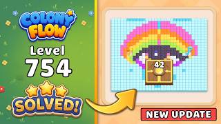 Colony Flow! Level 754 Walkthrough 🐜 | ABI GAMES Solution & Gameplay 🧩 (New Update)