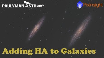 How to add Ha to your galaxy images using PixInsight