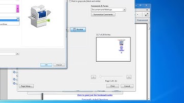 How to print a PDF bookmarks as segments with print settings
