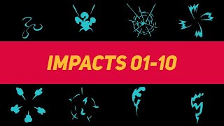 Liquid Elements Impacts 01-10 Motion Graphics Templates
