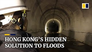 Exploring the underground tunnels that help Hong Kong weather storms