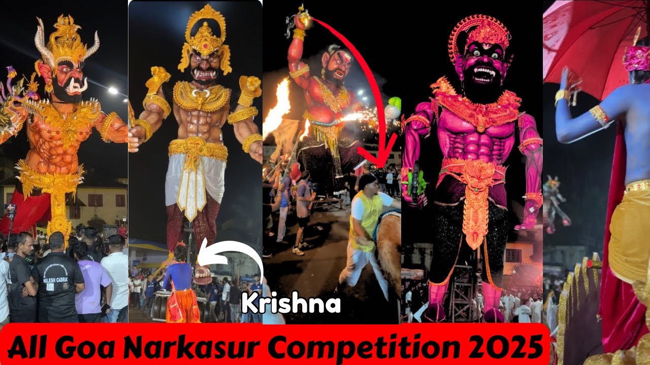 All Goa Narkasur Competition 2025 | Narkasur Competition in Goa 2025 | Narkasur in Goa | Ravana 