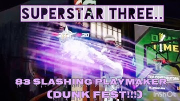 HITTING SUPERSTAR 3 | 83 SLASHING PLAYMAKER GOING BANANAS IN 4X REP DUNK FEST.. NBA 2K20 (must see)