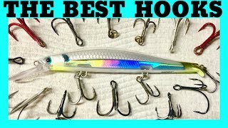THE BEST TREBLE HOOKS FOR FISHING LURES 