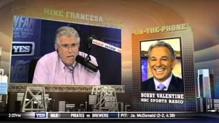 Mike's On: Bobby Valentine