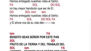 Video thumbnail of "Hemos Entregado (Ofertorio Ordinario), Jesed ( con acordes)"