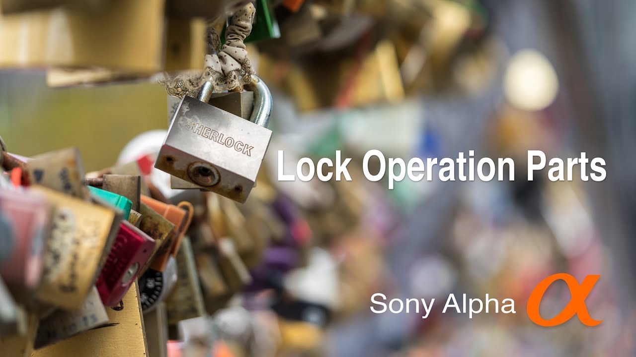 Lock Operation Parts Sony Alpha Custom Setting YouTube