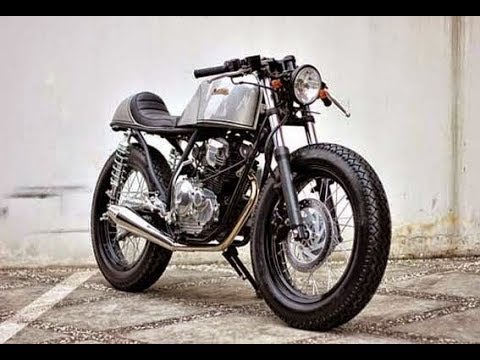 Modifikasi Cafe Racer Motor Suzuki Thunder 125 YouTube