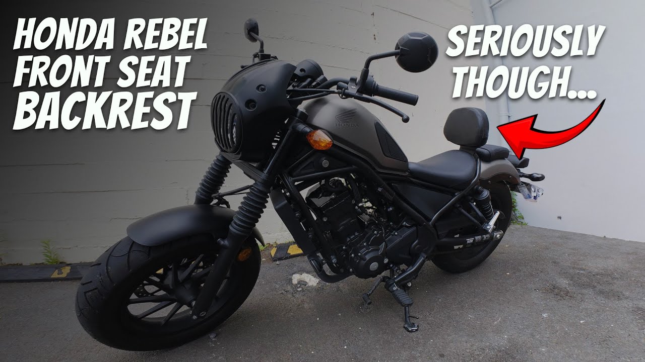 Honda Rebel w/ front backrest? Let’s talk about it! Dairy Flat NZ ride