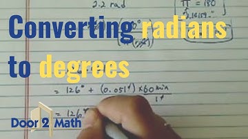 CONVERT RADIANS TO DEGREES | Fast and Clear Explanation | Trigonometry