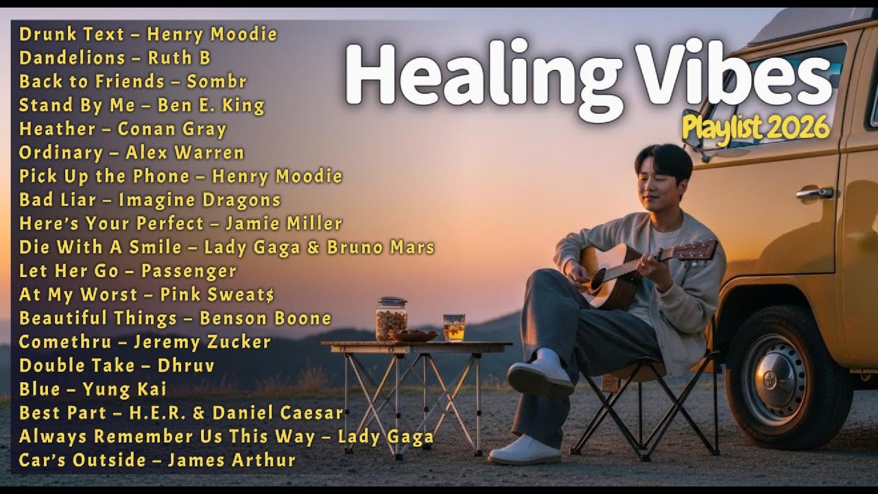 🎶Healing Vibes Music Plylist | Top Trending English Love songs 2026 — Soft & Calm Mood 🍃