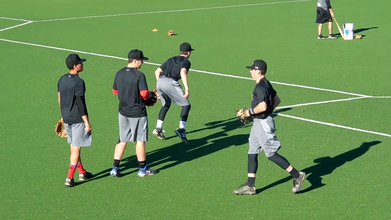 2017 BK Ripken Select Infielders Camp Infield Drills with Bill