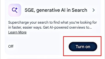 How to Turn On/ Turn Off Generative AI in Google Search ?