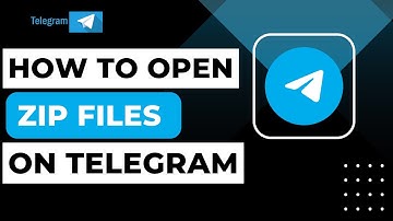 How To Open Zip Files On Telegram !