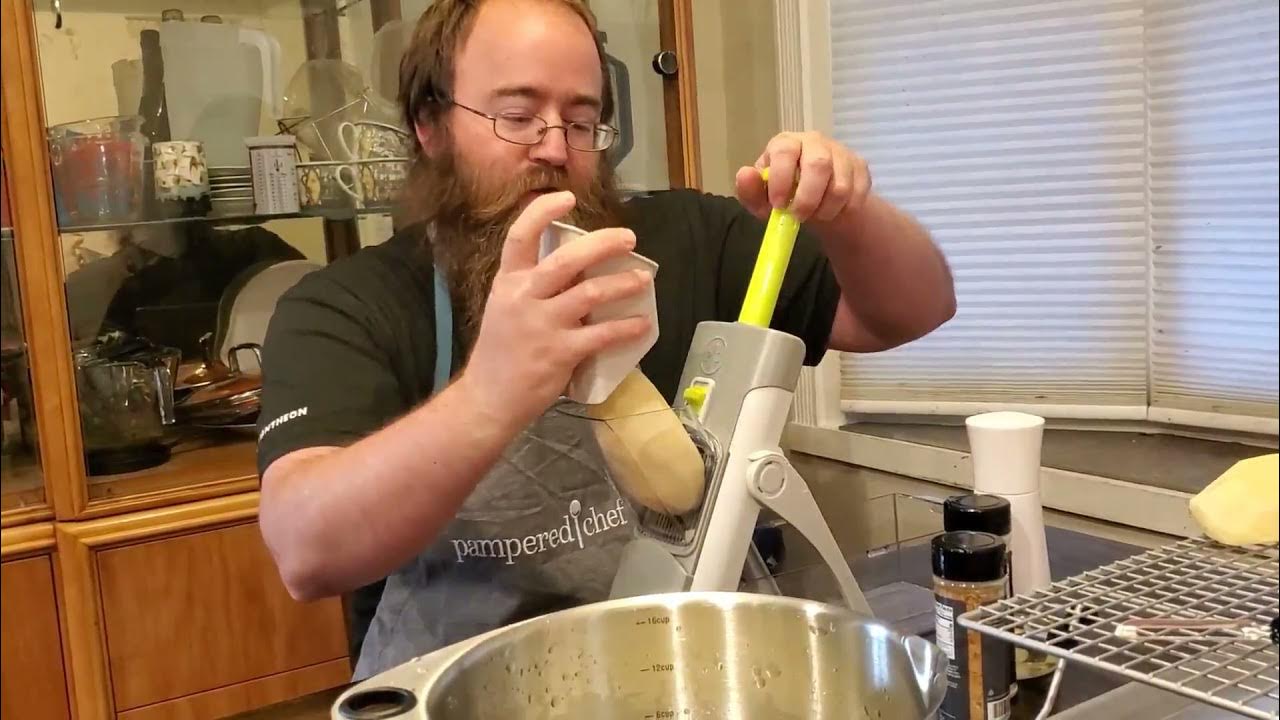 How to Make Fries With The Pampered Chef French Fry Kit YouTube