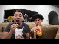 Raspa Mukbang Q&amp;A with my LIL BRO