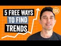 5 FREE Ways to Find T-Shirt Trends! Do the research to learn what trending topics to design for.