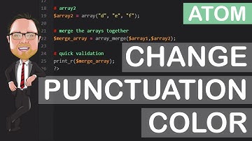 Atom - Change Comment Punctuation Color (// or #)