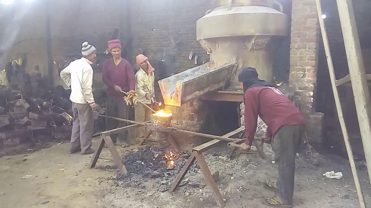 C I CASTING IN Cupola Furnace PART 1 mob 919217848770 YouTube