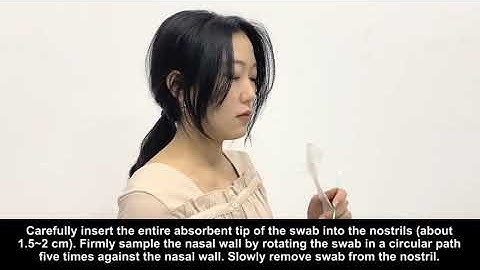 SOP of 2019-CoV Antigen Test - Nasal Swab (Lateral Flow Method)