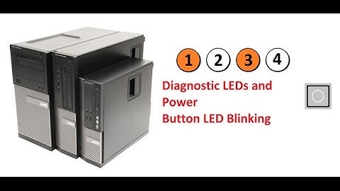 dell optiplex 9010,7010,990,790,980,780   diagnostic LED indicators lights 1and 3