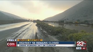 Highway 58: still flooded, still closed